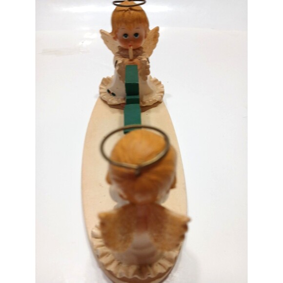 Vintage Morehead Holly Babes Angels With Candles Faith Christmas 4 Inches Tall - Picture 7 of 8